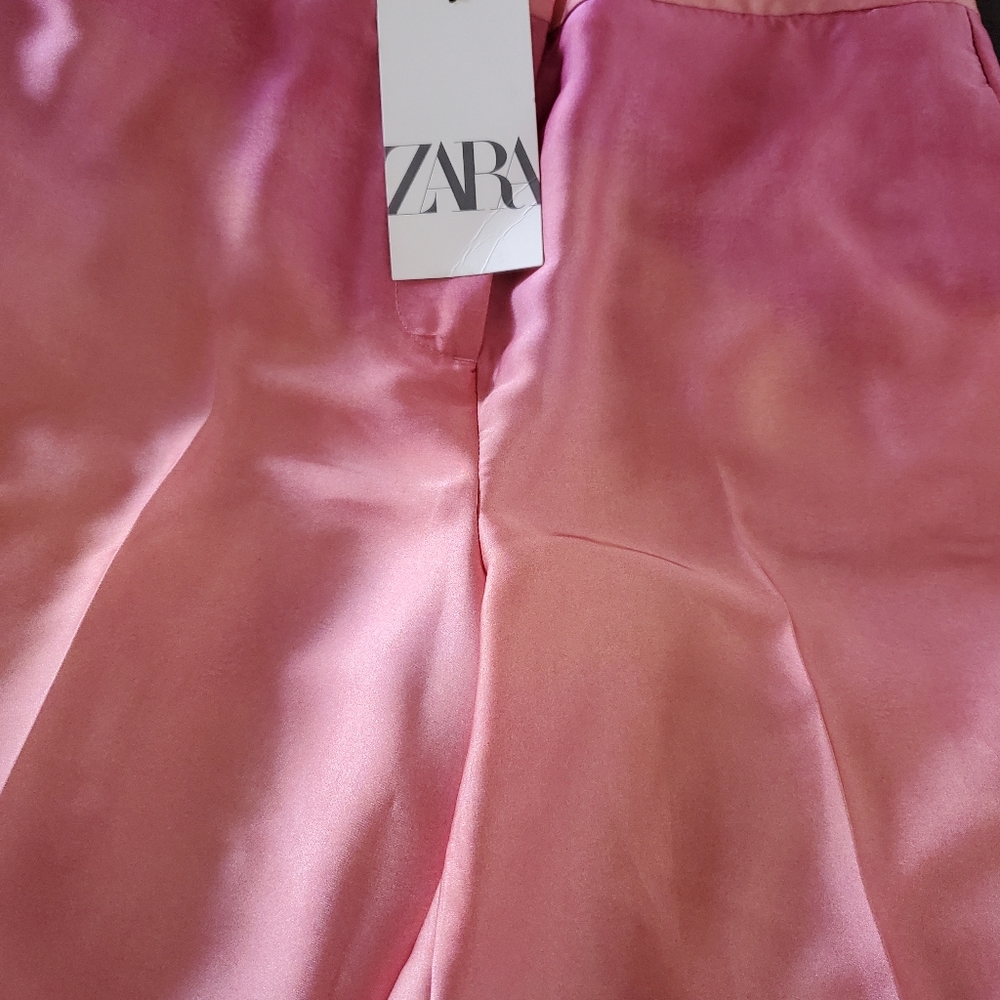 ZARA TIE DYE PRINT WIDE LEG PANTS Size XS - Picture 8 of 8